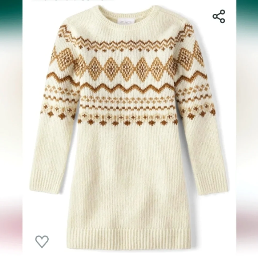 The Children's Place Girls' Big Sweater Dress. Size XXL